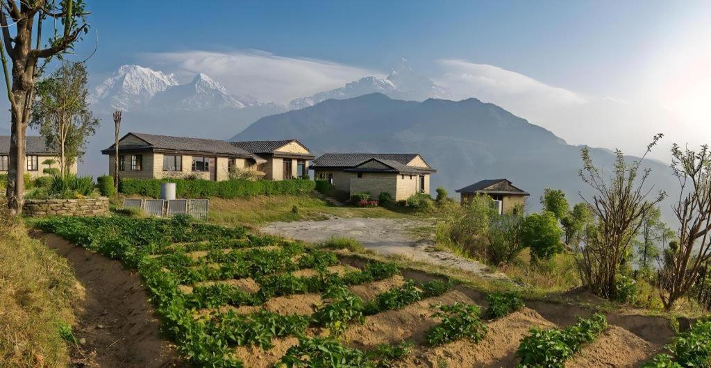 Hananoie - A Permaculture Resort Pokhara Bagian luar foto